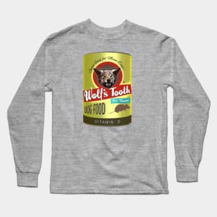 Wolf's Teeth dog food Long Sleeve T-Shirt